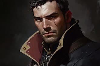 make a dnd art and d and d character