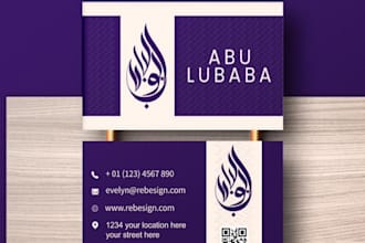 designs business cards, and flyers for a standout brand identity