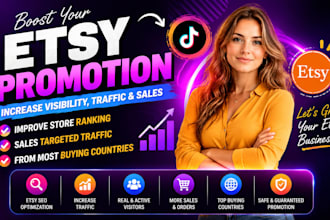 promote etsy shop shopify promotion shopify marketing etsy SEO boost etsy sales
