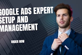 be your expert google ads manager, adwords, ppc and search campaign