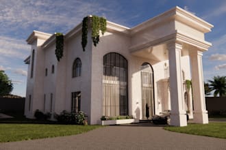 design unique interiors with 3d visuals, space planning, furniture and lighting