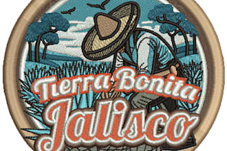 do clean embroidery digitizing for patch, badge and logo design