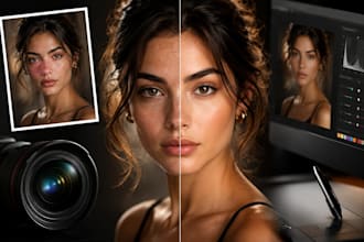professionally retouch , enhance your photos