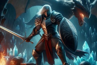 do a dnd character art and dnd character art