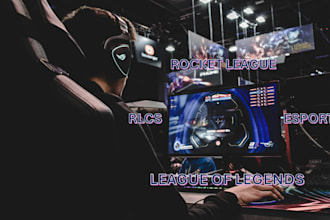 write gaming or esports articles about league of legends or rocket league