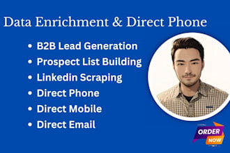 do data enrichment and collect direct phone