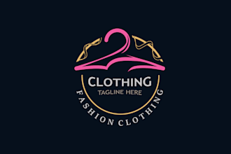 make stylish fashion clothing store logo design