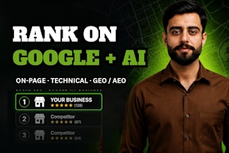 do on page and technical seo with geo aeo to rank on google and ai