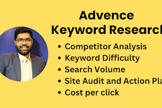 do competitive keyword research for niche