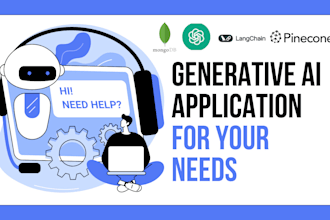 build generative ai applications using openai, langchain, hugging face, pinecone