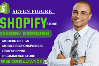 design shopify dropshipping store, upgrade shopify theme, clone shopify store