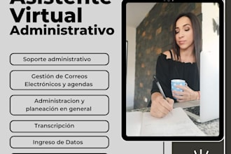 seré tu asistente administrativo virtual en español