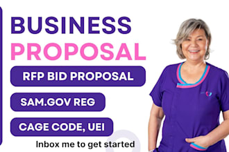 find rfp, write bid proposal government contract, sam gov, cage code, uei