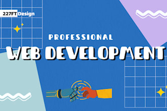design, build, rebuild responsive website as full stack developer