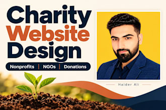 design donation website, charity website, ngo website, nonprofit website