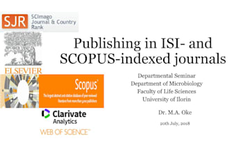 publish articles in journals indexed in scopus, sci, isi, scie, pubmed