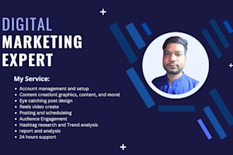 be your professional digital marketer and youtube growth manager