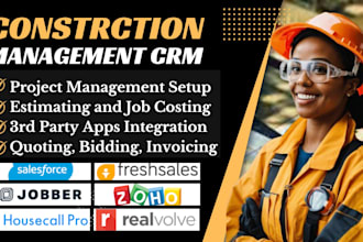 setup jobber procore fresh salesforce acculynx zoho hubspot knowify buildertrend