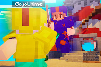 create a professional minecraft thumbnail