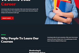 develop lms website for you using learndash
