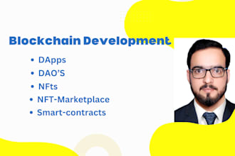 do complete blockchain development,dapps, smart contracts