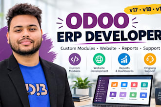 be your dedicated odoo developer and odoo consultant