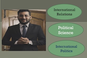 write on political science, international relations and international politics