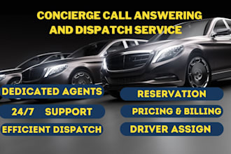 do dispatch and call answering for limousine business
