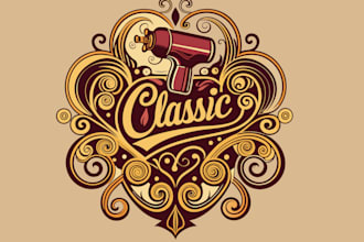 design handcrafted art and custom tattoo logo