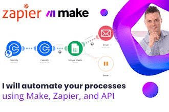 automate your business operations using makedotcom or zapier