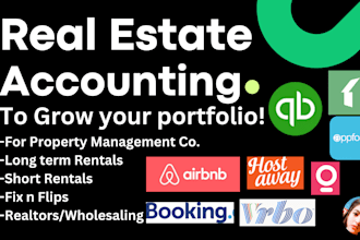do real estate, airbnb, property management accounting and bookkeeping