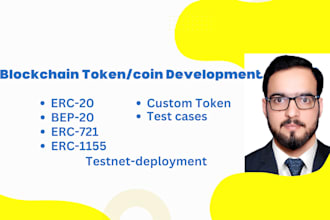 create custom,erc20,erc721,erc1155,bep20 smart contracts