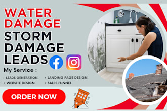 generate exclusive water damage restoration leads storm damage restoration leads