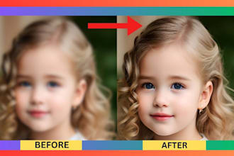 enhance, upscale low quality images, background remove and unblur