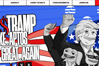 create crypto website, meme coin website, pepe website, meme and pepe website