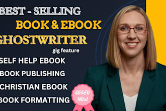 self help ebook writer christian ebook romance ghostwriter non fiction ebook