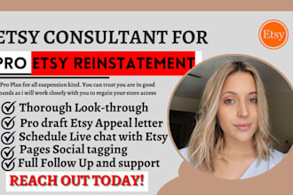 fast etsy reinstatement, pro etsy appeal letter to reopen etsy suspension