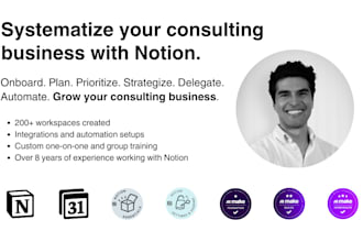 create your consulting management system for notion