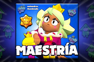 create a cool brawl stars thumbnail for you