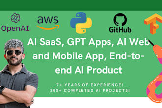 create custom gpt, ai powered apps, websites, saas, and chatbots
