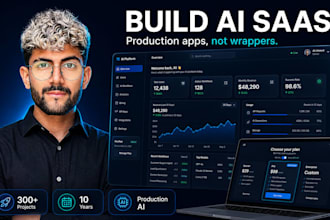 build a custom ai saas, ai web app and ai powered website with gpt, claude