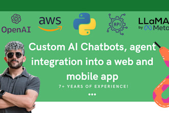 integrate gpt, llama, llm chatbots and apis into your website and app