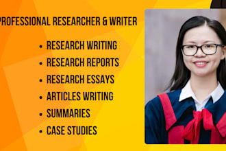do essay, research articles, summaries and research reports