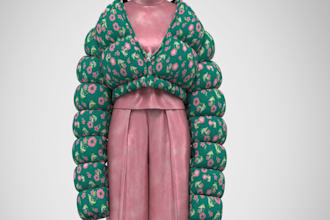 render realistic 3d clothing modelling, cgi garment design, 3d fashion animation
