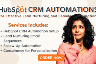 setup hubspot CRM automations for lead nurturing and follow ups