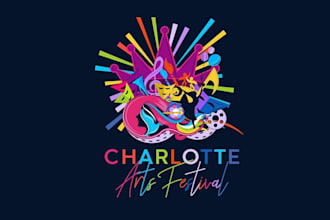design creative arts festival logo