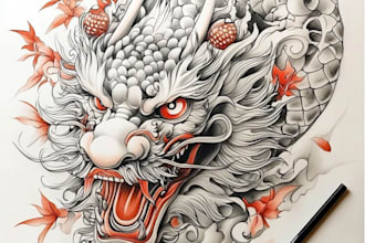 desing professional japanese tattoo