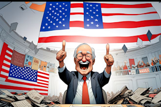 create political and editorial cartoons