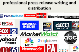 professional press release PR distribution for SEO and media coverage