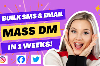 send mass dm, instagram mass dm, facebook mass dm, bulk sms, discord mass dm